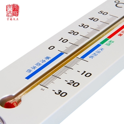得力9013室內(nèi)溫度計/可懸掛溫度計 壁掛溫濕度表大棚 溫濕度兩用
