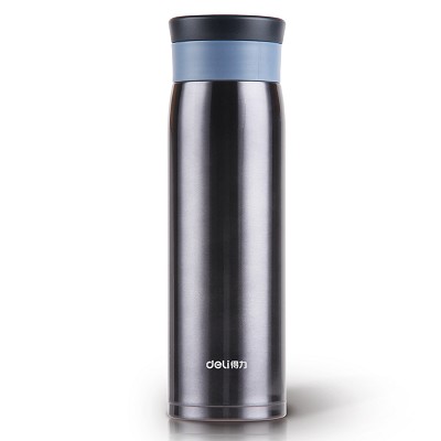 得力8982不銹鋼保溫杯 高密封性能茶杯水杯 高600ml 新品上市