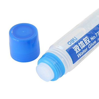 得力液體膠水7303通用學生美工膠水辦公膠粘用品125ml規(guī)格 10瓶