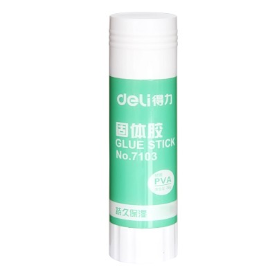 得力膠水系列7103 36g固體膠無毒財務大號膠學生手工膠水單支價
