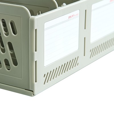 得力六聯文件框/欄9839 經濟型資料架 塑料桌面辦公收納座 正品