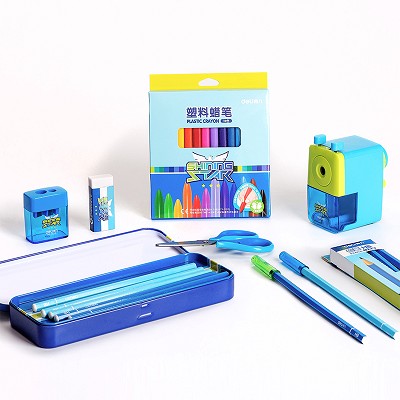 得力開學(xué)禮物 學(xué)習(xí)文具禮品禮盒套裝小學(xué)生獎品兒童禮物9610包郵