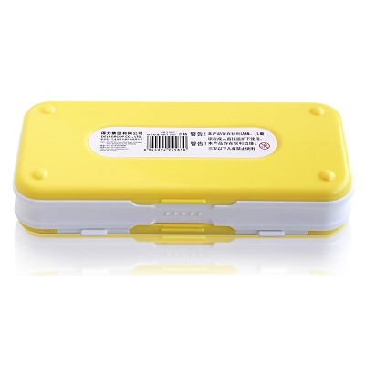 得力95585卡通可愛塑料文具盒 三層鉛筆盒 學(xué)生兒童筆盒 附送套尺