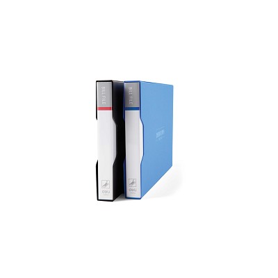 得力票據夾5355 發(fā)票夾/財務辦公資料收納夾/小型文件夾 黑/藍色