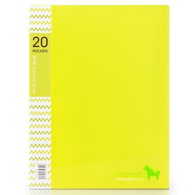 得力5162資料冊 20頁學(xué)生資料冊 時(shí)尚彩色多頁文件夾 學(xué)生試卷夾