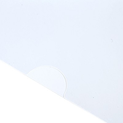 得力文具5706單頁透明防水文件套A4單頁夾試卷票據(jù)保護(hù)套 10個(gè)/包