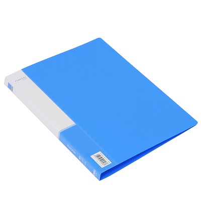 得力文件夾5308 A4資料收納夾 8寸長(zhǎng)押夾+插袋 辦公文具