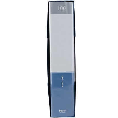 得力（deli）A4 100頁(yè)資料冊(cè)（無(wú)襯紙） 5100 型