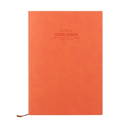 得力新品3183皮面本彩色噴邊PU材質(zhì)記事本25K創(chuàng)意日志筆記本