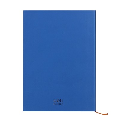 得力新品3183皮面本彩色噴邊PU材質(zhì)記事本25K創(chuàng)意日志筆記本