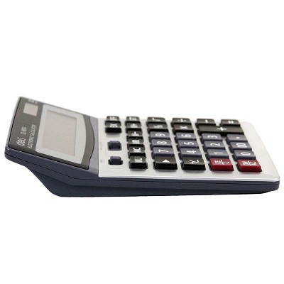 得力計算器 1654財務(wù)使用太陽能大按鍵計算機 計算器