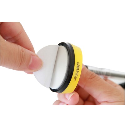得力6793 中性筆 微笑臉 臺筆 簽字筆 0.5mm 柜臺桌筆 水筆