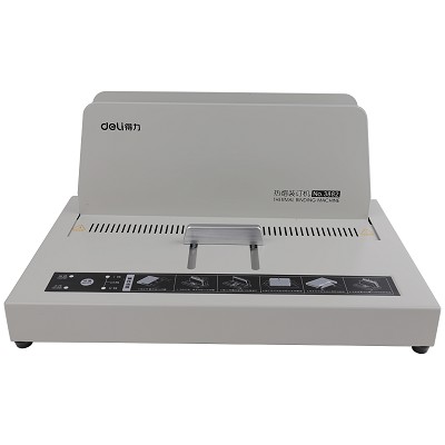 得力3882熱熔裝訂機(jī) 無(wú)線膠裝機(jī)標(biāo)書財(cái)務(wù)會(huì)計(jì)裝訂機(jī)自動(dòng)封套