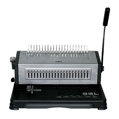 得力3874財(cái)務(wù)夾條膠圈裝訂機(jī)梳式打孔機(jī) 財(cái)務(wù)辦公使用 多省包郵