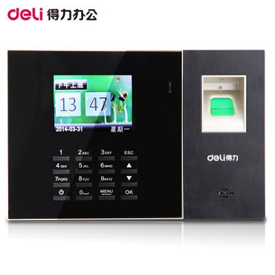 得力3958指紋考勤機(jī)網(wǎng)絡(luò)考勤機(jī)廣域云考勤機(jī)指紋打卡機(jī)門(mén)店考勤機(jī)