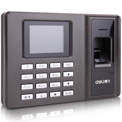 得力T901考勤機(jī)打卡機(jī)指紋膜打卡機(jī)考勤膜考勤套辦公打卡