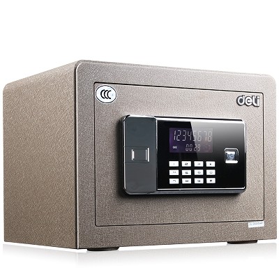 得力3C認(rèn)證保險(xiǎn)箱33034保險(xiǎn)柜家用小型25全鋼嵌入式入墻辦公