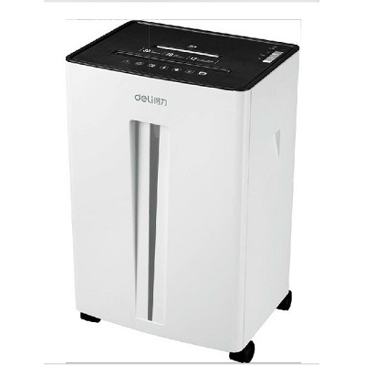 得力9916電動(dòng)碎紙機(jī)/12張/20分鐘/30L/碎卡/碎盤/4級(jí)保密 包郵