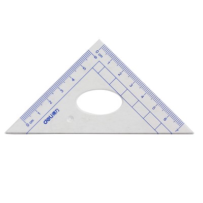 得力9597學(xué)生套裝 套尺 直尺+三角尺子+量角器+圓規(guī) 多規(guī)格可選