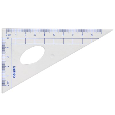 得力9597學(xué)生套裝 套尺 直尺+三角尺子+量角器+圓規(guī) 多規(guī)格可選