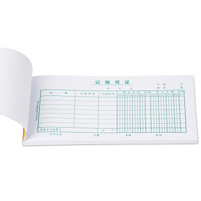 得力記賬憑證 3464 會(huì)計(jì)憑證 記帳憑證 財(cái)務(wù)用品 75張 210*105mm