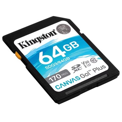 金士頓相機SD存儲卡64G微單反數(shù)碼攝像機U1內存儲存卡170MB/S