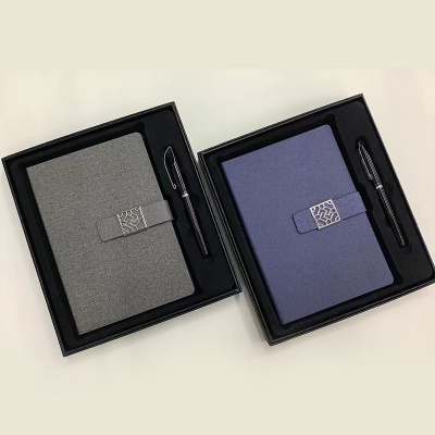德諾布紋花扣記事本復(fù)古中國風(fēng)日記本25K小清新學(xué)生手賬本禮品套裝定制