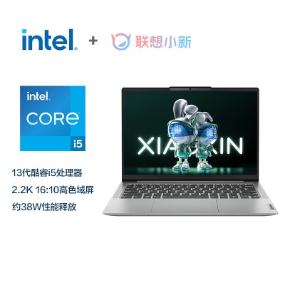 聯(lián)想（Lenovo）小新14 英特爾酷睿 輕薄筆記本電腦 小新14】i5-13500H 1T 2.2K屏
