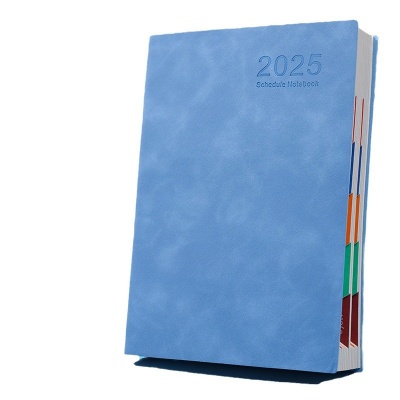2025新款簡約日程本月份索引計劃表筆記本子工作記錄日志加厚禮盒裝